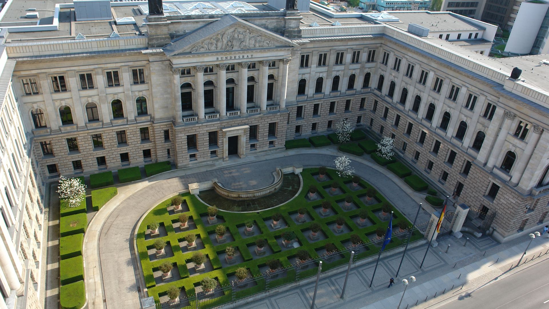 Das Gebäude des Bundesrates